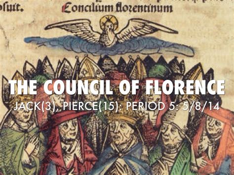 The Council of Florence: Resolving Schisms and Laying Foundations for Artistic Flourishing