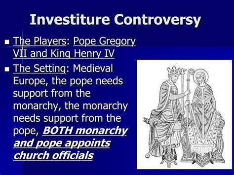 The Investiture Controversy: Papal Supremacy vs. Imperial Authority in Medieval Europe